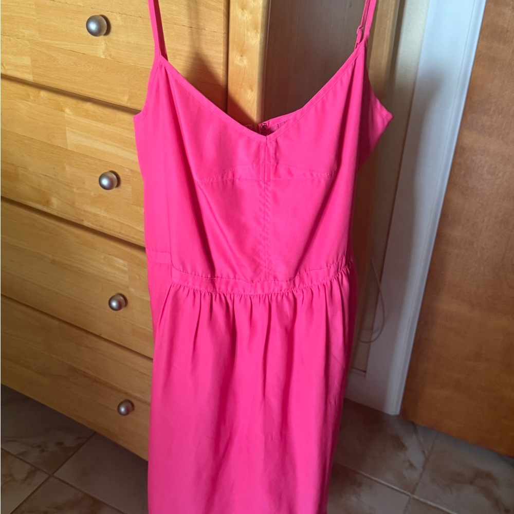 J. Crew Fuchsia Sleeveless Dress